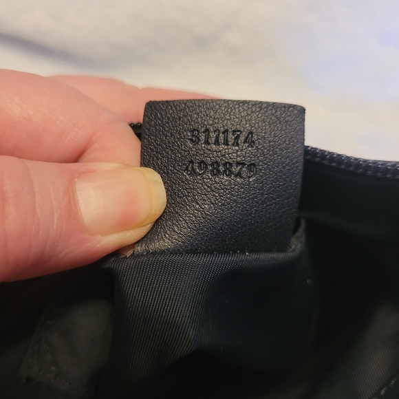 💢SOLD💢       NWOT AUTHENTIC GUCCI  KIDS navy micro GG canvas mini bag - Picture 9 of 16